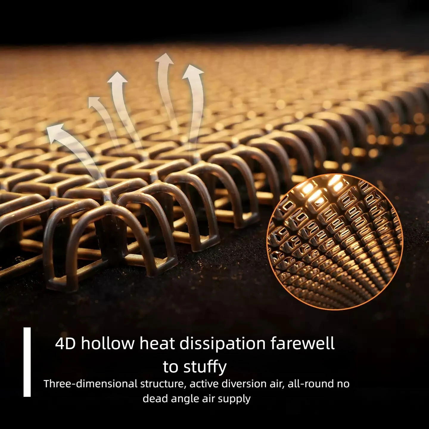 Tactical backpack 3D liner pad: lightweight, breathable, sweat-wicking, cuttable, multi-functional heat dissipation & cushioning