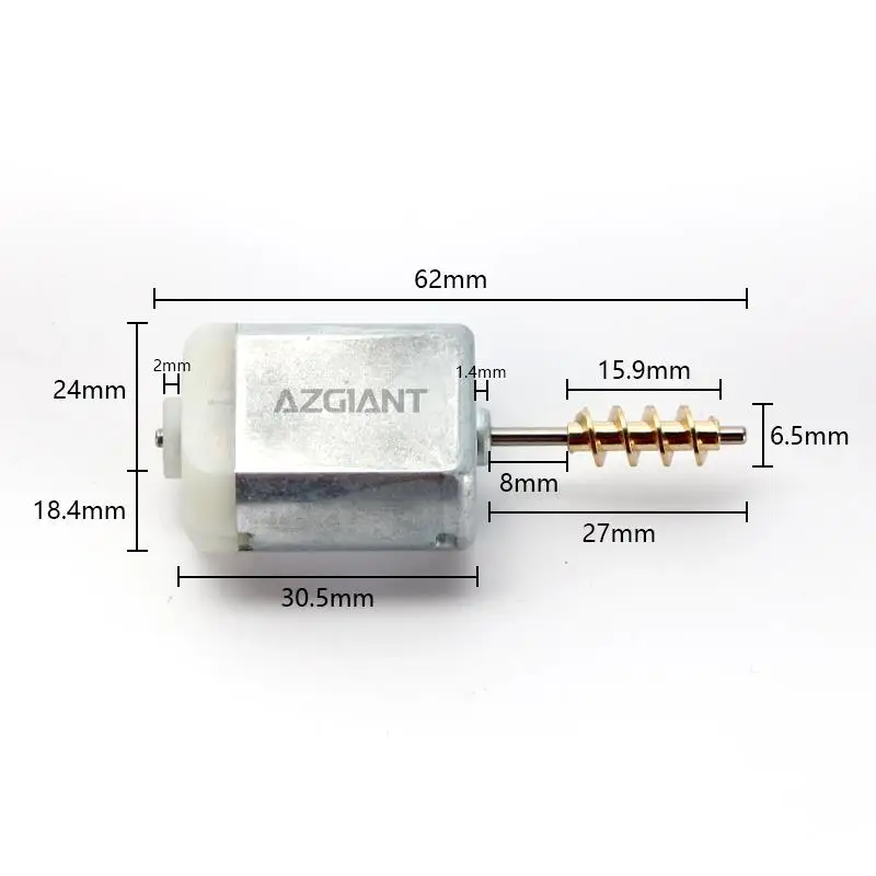 

AZGIANT FC-280SC-20150 car door locking system motor 12V for Dodge Durango Chrysler Town & Country copper axis auto Engine parts