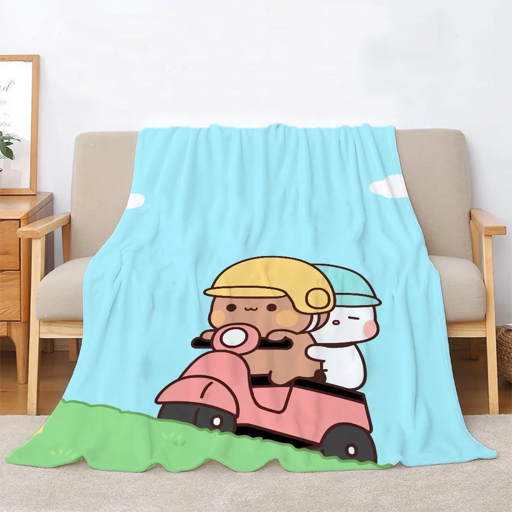 Bubu and Dudu Personalized Blanket Bed Fluffy Soft Blankets & Throw Luxury Bedding Knitted Plaid Home Interior Beach Towel Knee