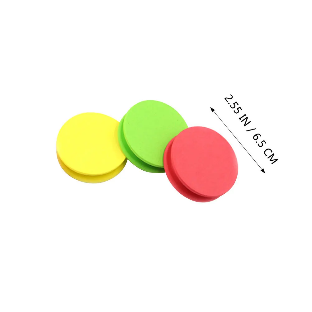 

10Pcs Fishing Leader Holder Plastic Winding Board Round Shape Mixed Colors Convenient Fishing Line Winder Winding Board