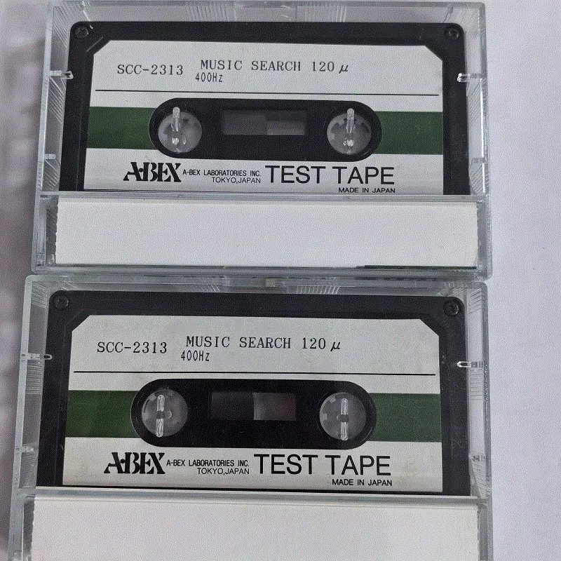 ABEX TEST TAPE SCC-2313 MUSIC SEARCH 120μ 400Hz Tape recorder test