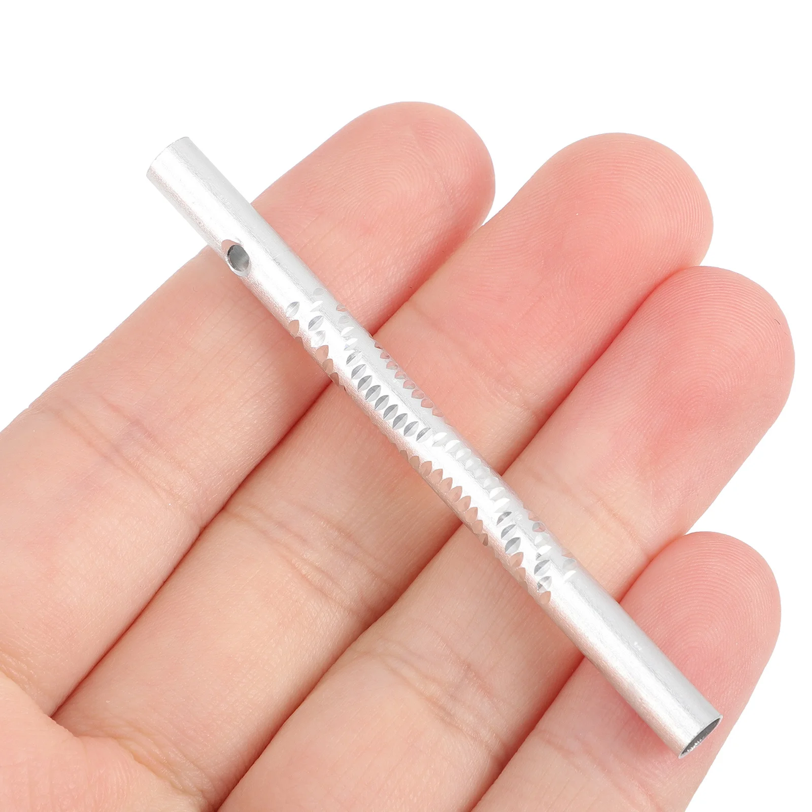 

DIY Wind Chime Supplies 50pcs Metal Tubes 7-8cm Outdoor Garden Decoration Hanging Windchimes Parts for Handmade Projects