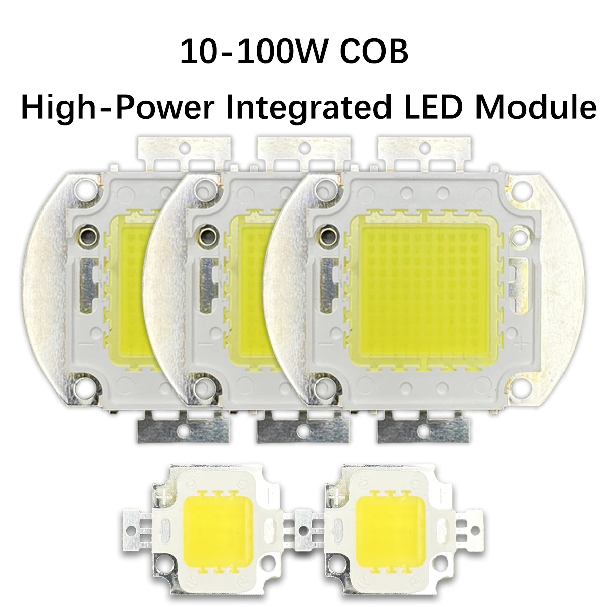 

High-power led genuine Bridgelux 45 chips lamp beads10-100W COB led chip gold wire copper bracket led lamp beads