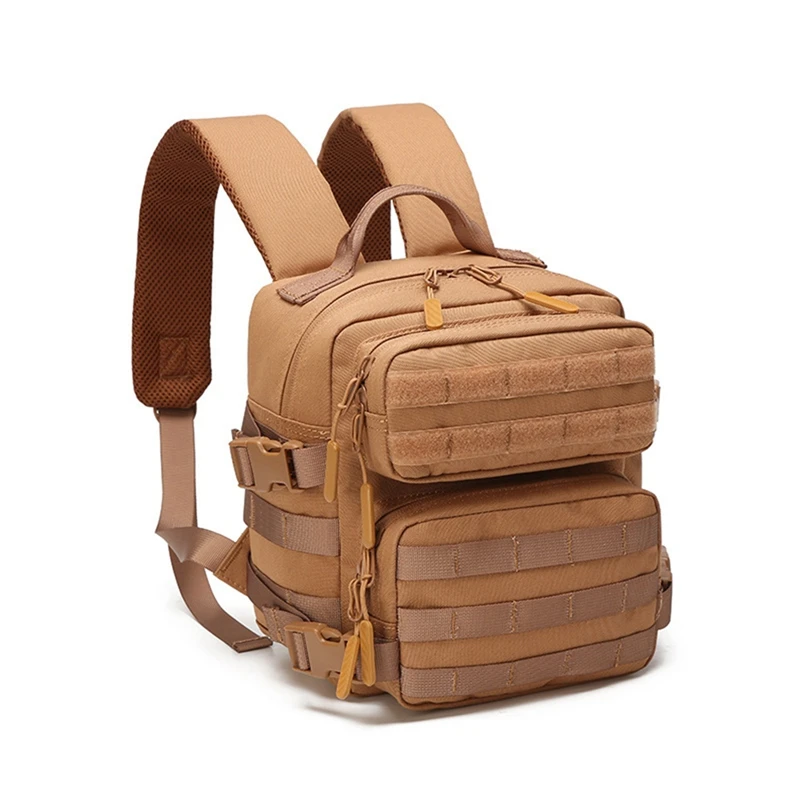 DW-Mini Taktischer 9L Rucksack Camping Gym Rucksack Outdoor für Männer Frauen Kleine Tasche Tägliche Fitness Radfahren Wandern