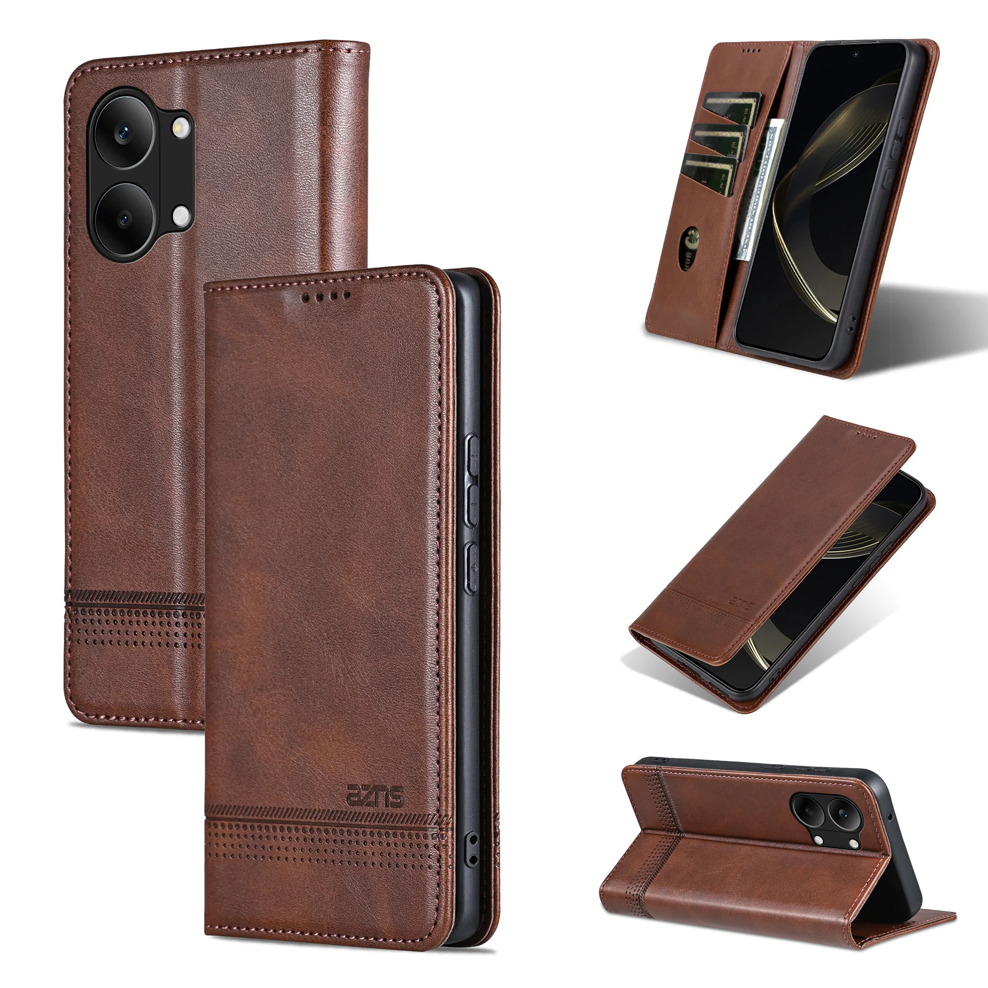 Luxus PU-Leder Handyhülle mit Kartenfach für Xiaomi Redmi Turbo 5 Max, Schutzhülle für Xiaomi Redmi Turbo5Max Turbo 5