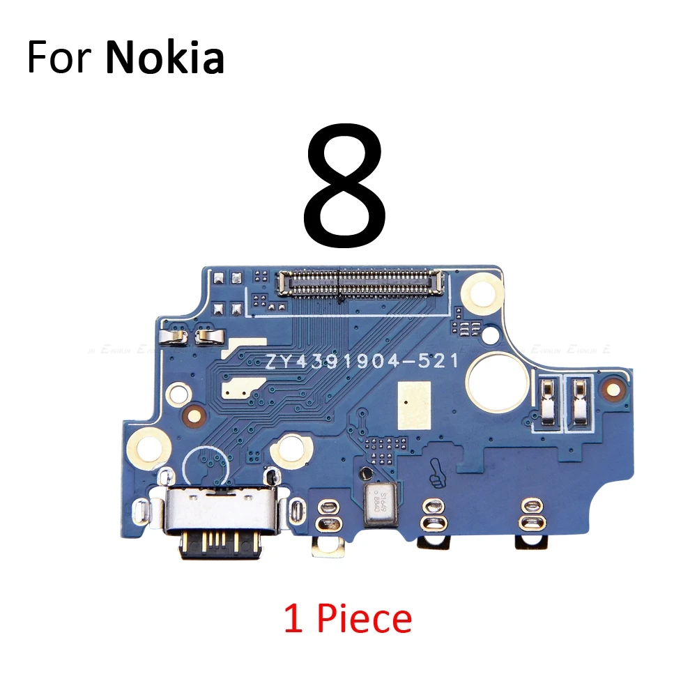 USB Charging Charger Dock Port Board With Microphone Mic Flex Cable For Nokia 6.1 7 Plus 8.1 8 7.2 7.1 6.2 6 2017 2018