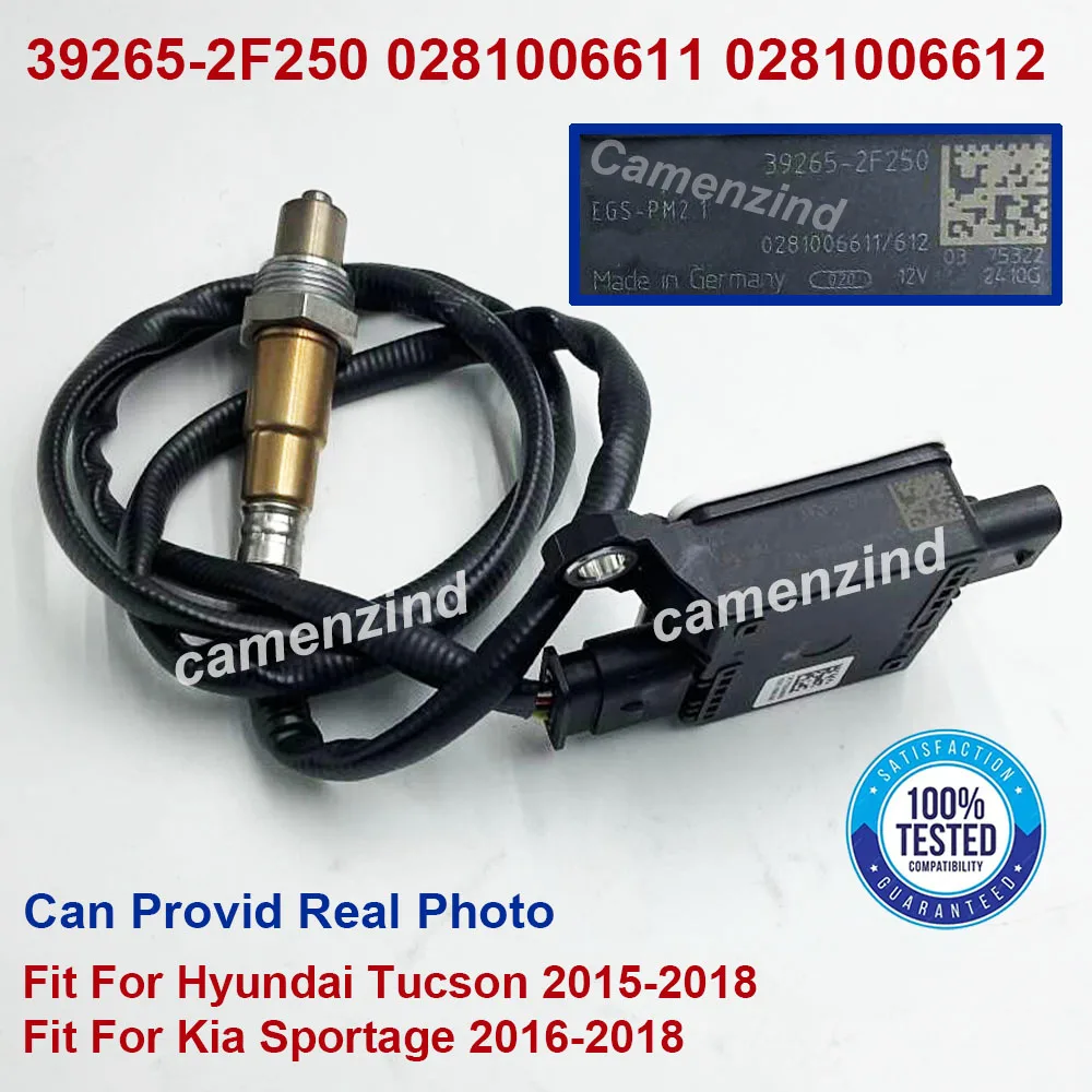 

39265-2F250 For H-yundai Tucson 2015-2018 K-ia Sportage 2016-2018 Particulate Matter PM Sensor 0281006611 0281006612 392652F250