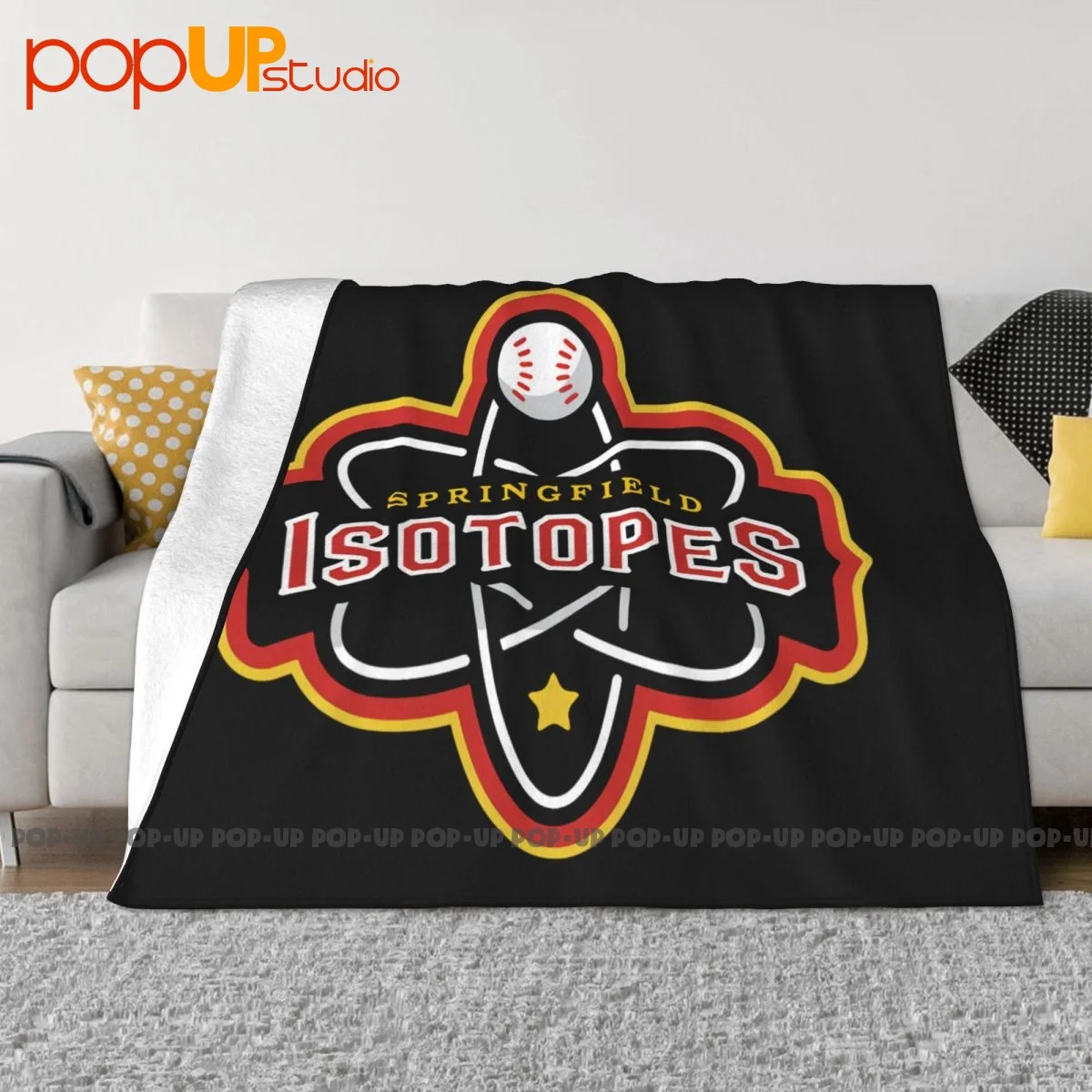 Одеяло с изотопами Спрингфилда, роскошное, утолщенное, легкое, приятное для кожи, машинная стирка