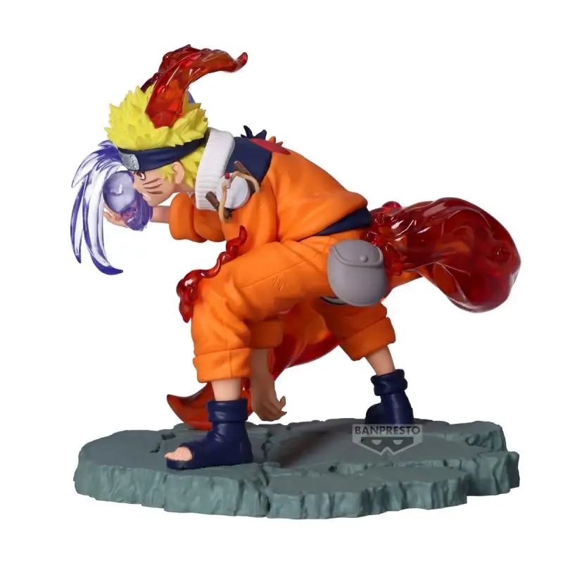 BANDAI-Banpresto Naruto MemtosSaga Anime Figure, Uzumaki NarAAPVC, Figurines d'action, Jouets modèles, Original