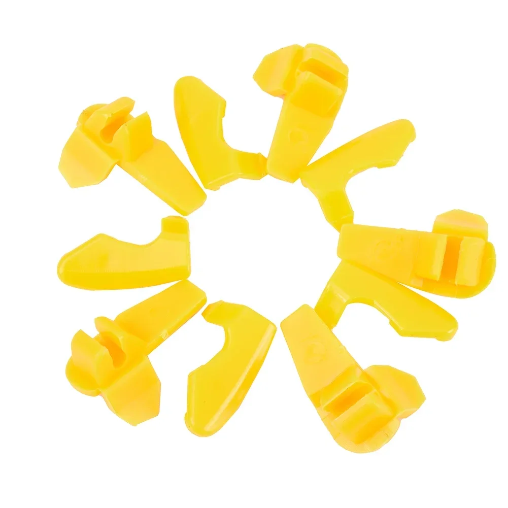 10PCS Tire Changer Nylon Insert Rim Protector For Metal Mount Head Duck Head Yellow Tire Changer Protectors Automotive Tools