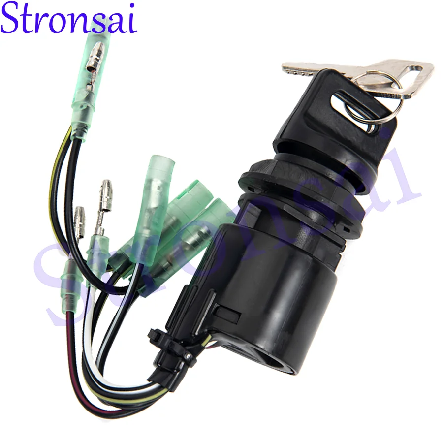 Ignition Switch with Key Replacement Fit Honda Outboard 15-225HP BF115 BF135 BF150 BF200 BF225 Remote Control Box 35100-ZV5-013