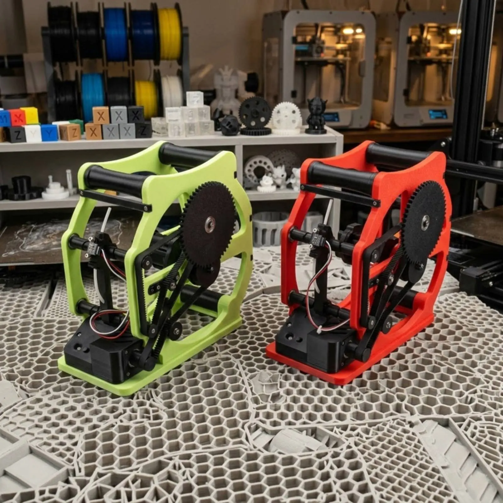 Electric Filament Winder Double-Tier Winding Electric Filament Respooler Small & Lightweight Adaptable Design for DIY Hobbyists