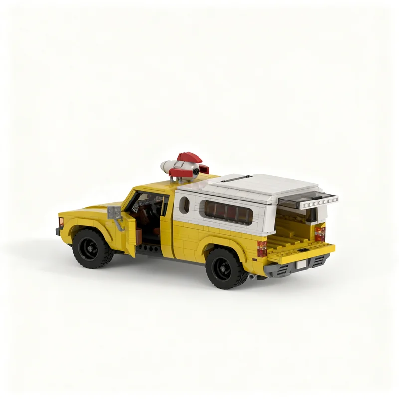 ตัวต่อ MOC ไอคอน พิซซ่า แพลนเน็ต ทรัค 1732 ชิ้น ของเล่นตัวต่อสถาปัตยกรรม ของขวัญคริสต์มาส ไอเดียสร้างสรรค์ DIY ตัวต่อเสริมพัฒนาการ