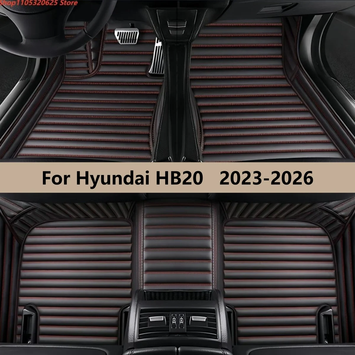 

Автомобильные коврики для Hyundai HB20 2023-2026: Кожаные, текстильные, для пола салона
