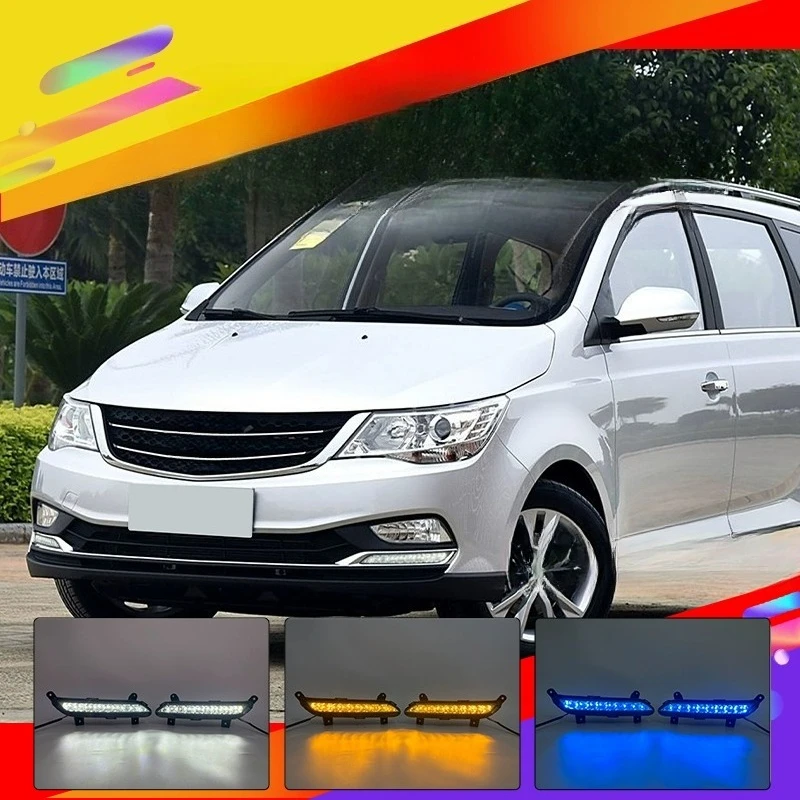 

Для 2016 Baojun 730 дневные ходовые огни модифицированные светодиодные стримеры рулевого управления дневные ходовые огни специальные передние противотуманные фары