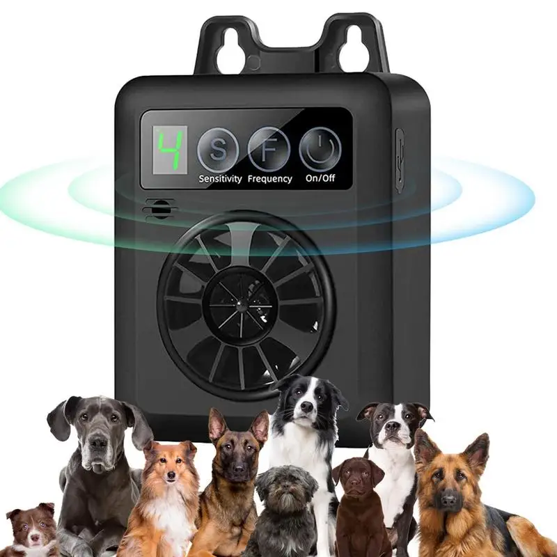 Digital Intelligent Ultrasonic Barking Stopper Dog Anti Barking Device Pet Training Device Dog Repellent For Living Room Outdoor