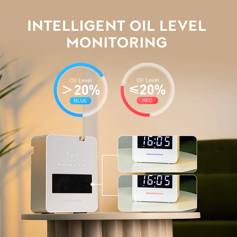 NAMSTE-difusor de aroma HVAC, dispositivo de fragancia para el hogar, WIFI y Bluetooth, difusor eléctrico de aceites esenciales para Hotel y