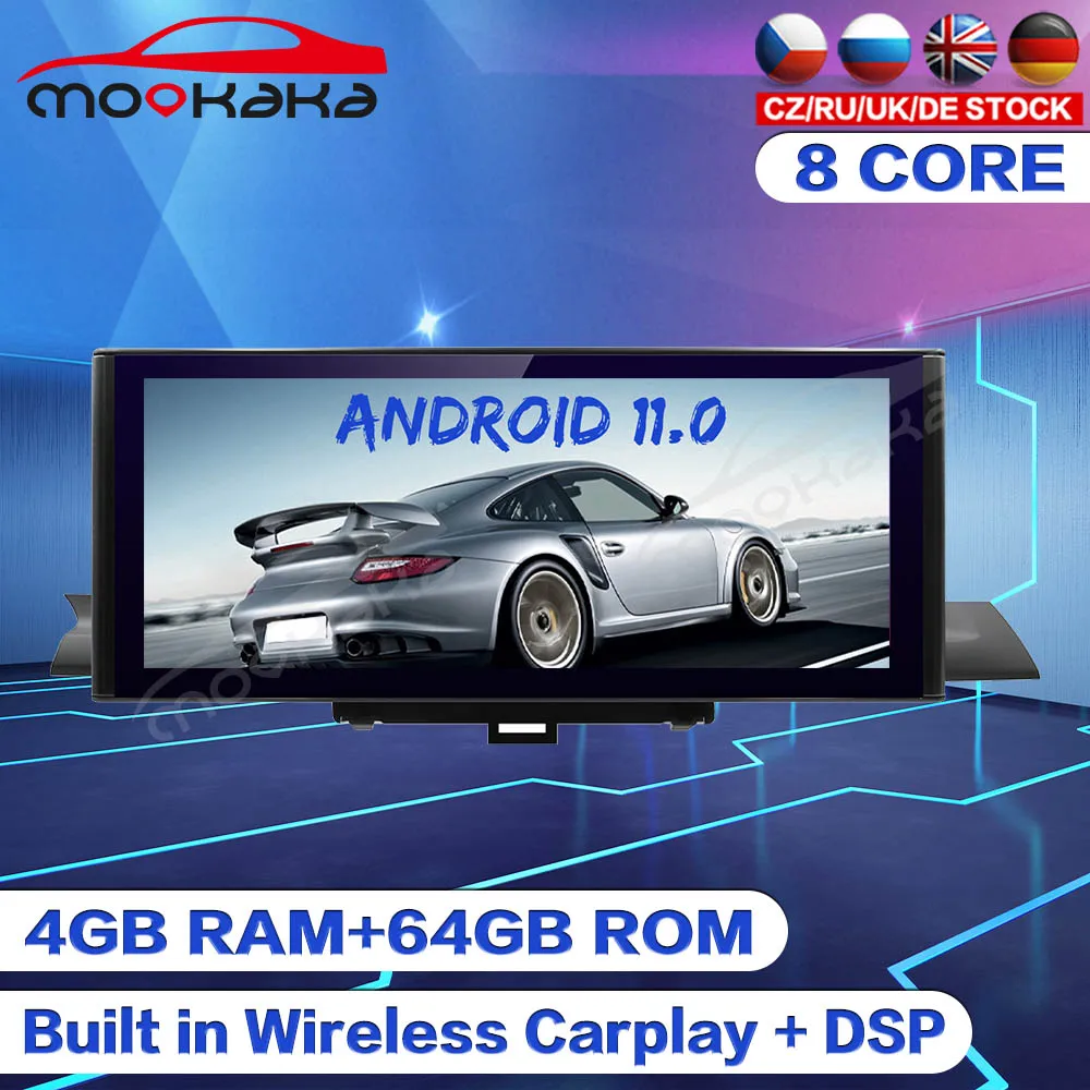 

Автомобильный мультимедийный DVD-плеер, радио, Android 11,0, 4 Гб + 64 ГБ для Audi A4L A5 2017-2019, GPS-навигация, автомобильное стерео головное устройство Carplay