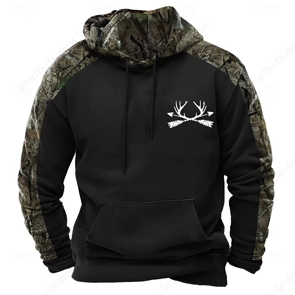 Hunting Animal Pattern 3d Print Hoodie Men Fashion Hoodies Sweatshirt Boy Coat Camouflage Hoodie Man Sweatshirt Camp Tracksuits