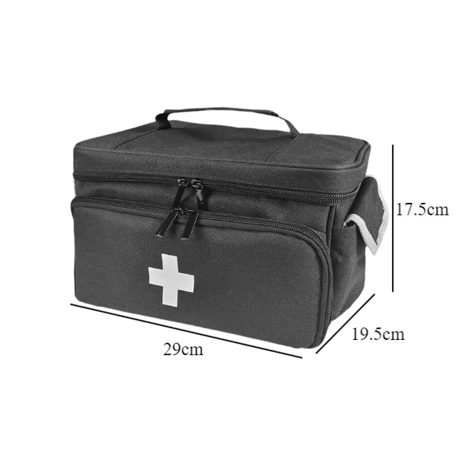 Empty First Aid Bag Storage Pouch Storage Bag for Hiking Car Gym