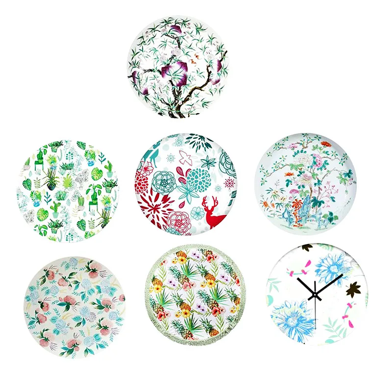 Watercolor Flower Paintings  mixed 8mm 10mm 12mm//20mm/25mm Round photo glass cabochon demo flat back Making findings