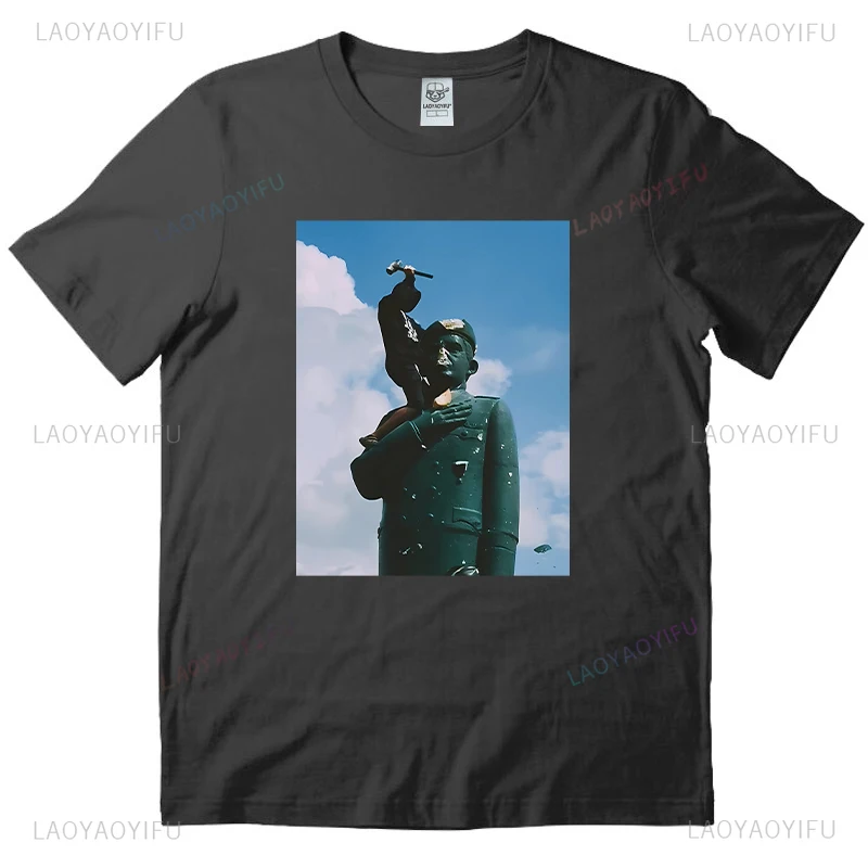 Con Venezuela Hasta El Final Gedruckt T-shirt Vintage Streetwear Frau Mann Hohe Qualität Baumwolle T Shirs Klassische Oansatz Kurzen ärmeln