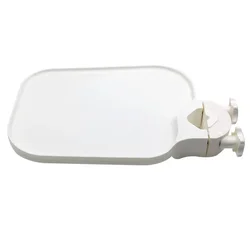 Plateau de détartreur dentaire en plastique, plaque rotative en plastique, plateau d'étagère monté sur le poteau, Table de dentisterie, accessoires de chaise, Instrument