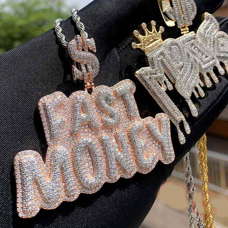 hip-hop-3a-cz-stone-paved-bling-iced-out-fast-money-letters-pendants-necklaces-for-men-rapper-jewelry-rose-gold-color
