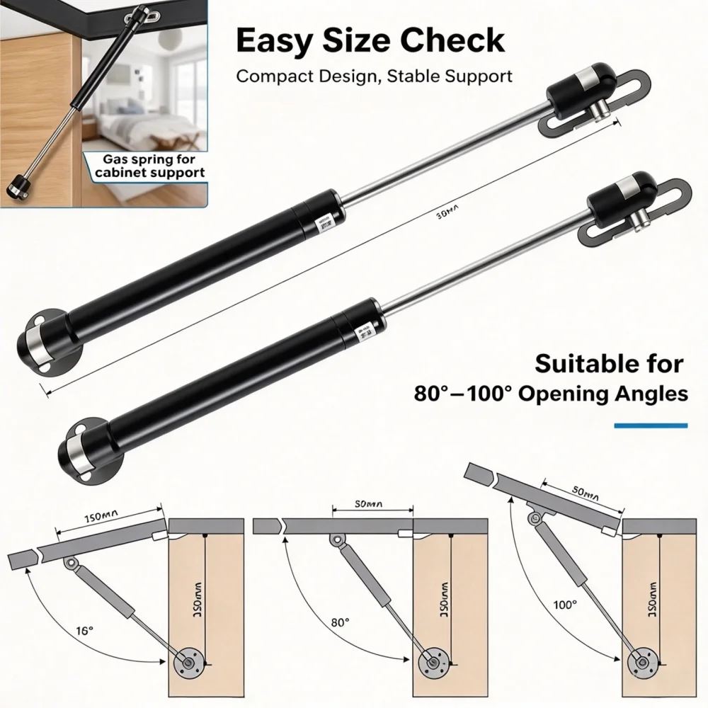 6 buah Penyangga Gas 60N/100N/ - Cabinet Hinge Overlay ulasan dan harga
