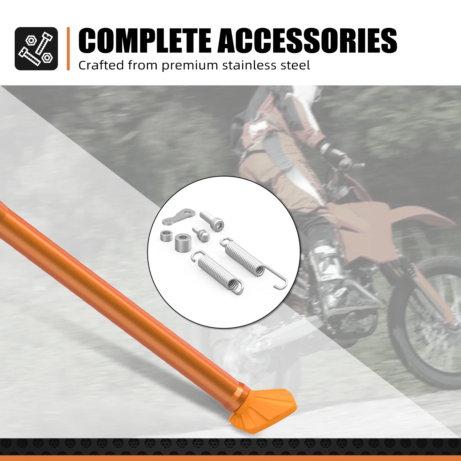 (Disponibile in magazzino UE) Kit bulloni molla cavalletto laterale per moto KTM EXC 300 EXC 150 EXC 525 450 400 300 250 200 150 125 1998-2007