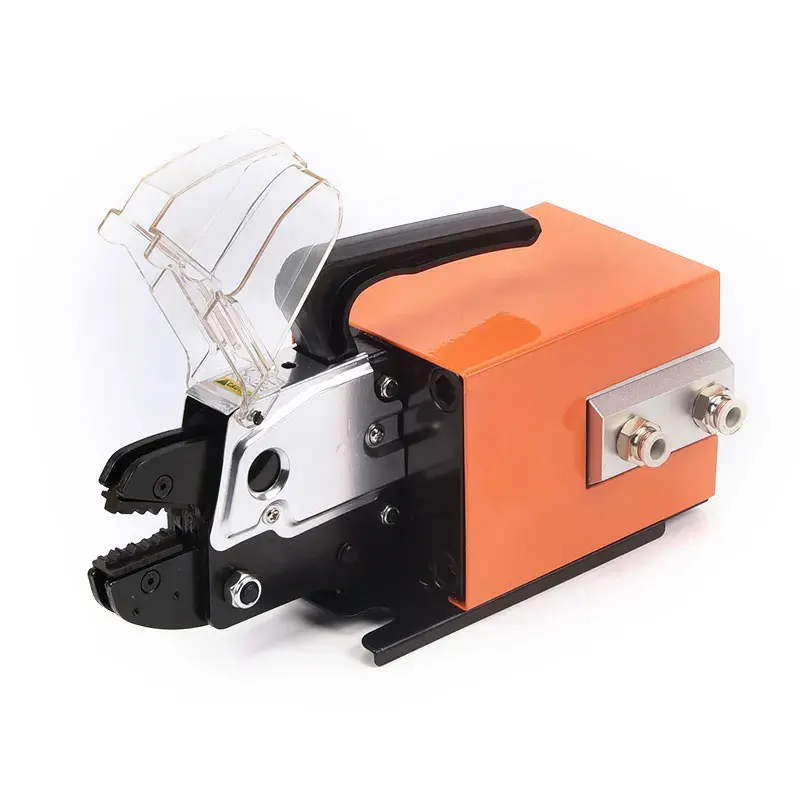 AM-10 Pneumatic Crimping Tool Air Powered Wire Terminal Crimper Plier Machine Up to 16mm² with 4 Optional Die Sets