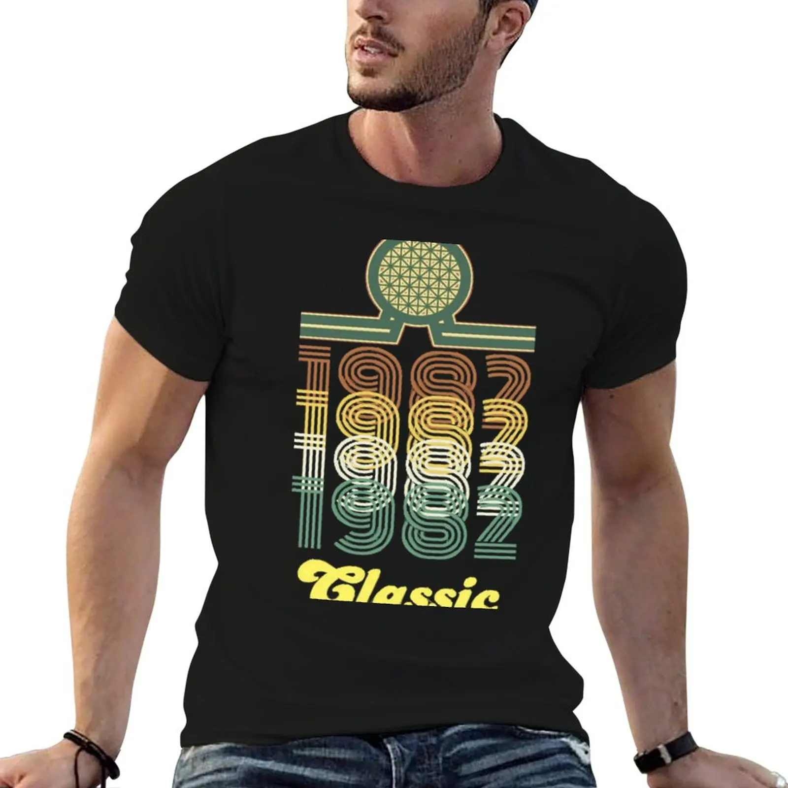 1982 Classic Epcot T-Shirt Plus Size Street Style Tee