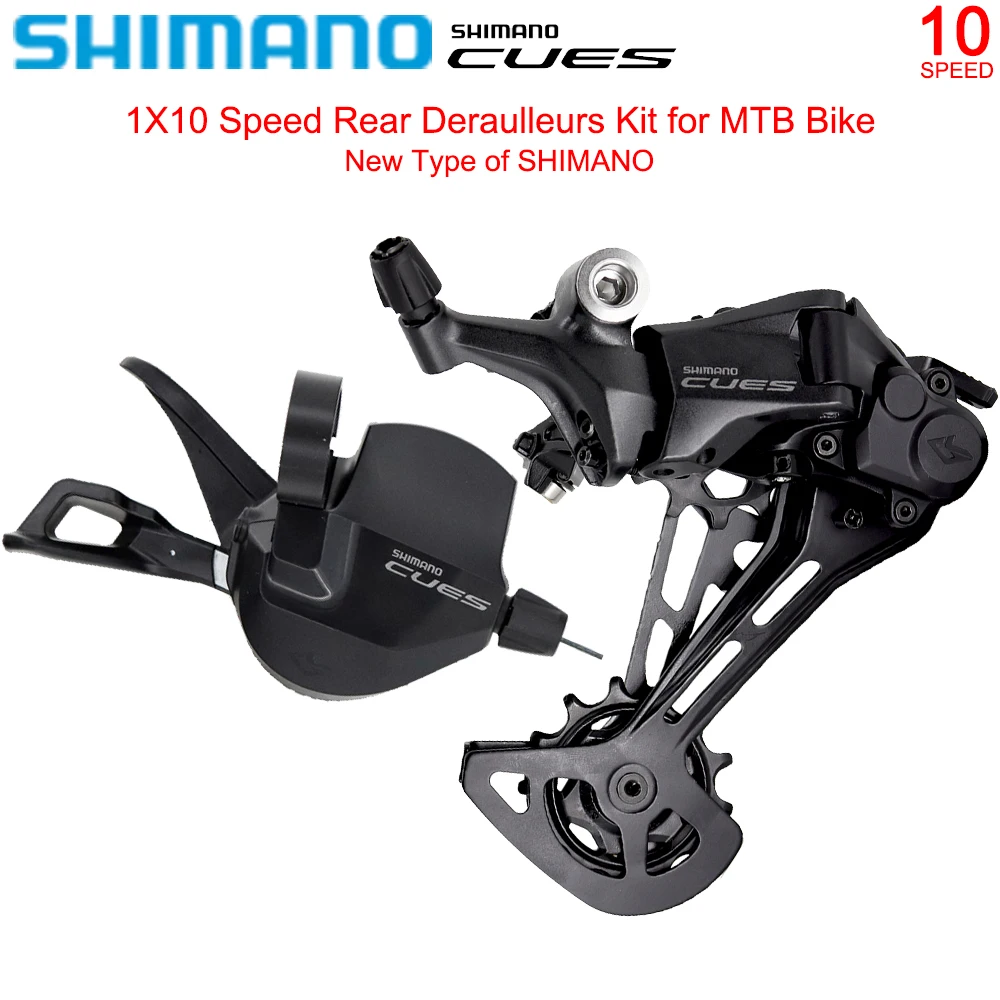 

SHIMANO CUES 10 Speed Derailleur for MTB Bike U6000 10s 10v Shifter Lever 1X10 Speed Rear Derailleurs for Mountain Bicycle