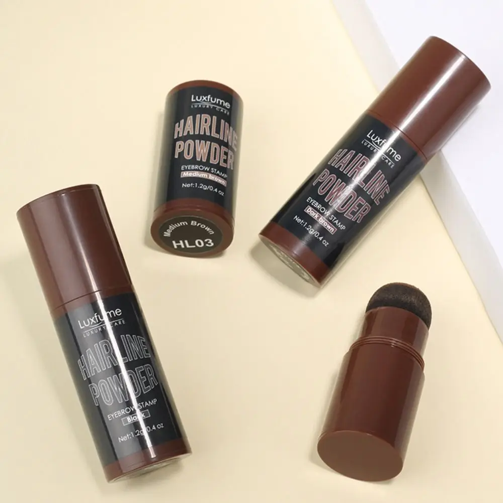 Instantly Waterproof Hairline Powder Brown Hair Dye Permanent Hair Line Shadow Black Eyebrow Powder Unisex