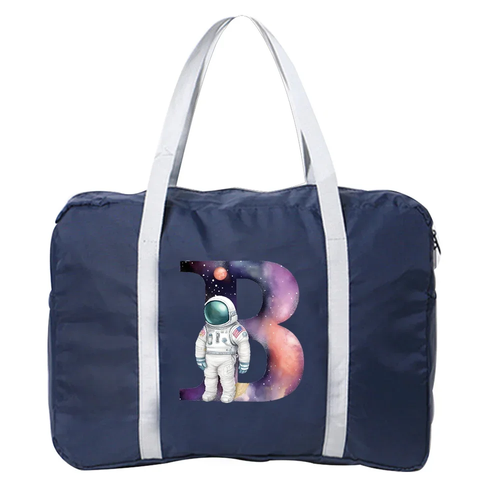 Travel Bag for Women Hand Luggage Tote Astronaut Series Print Large Capacity Handbag Duffel Set Overnight for Lady & Men