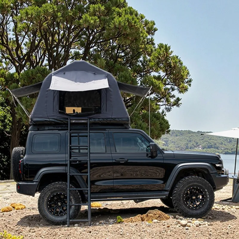 2026 Wind Valley Outdoor Camping Inflatable Single Layer Oxford Car Roof Tent Four-Season Quick Automatic Opening Easy Carrying