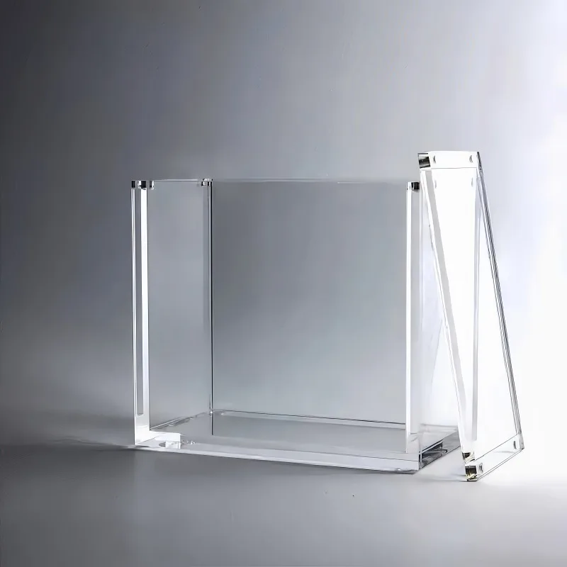 PGY 5 مللي متر حافظة عرض أكريليك قابلة للتكديس لصندوق معزز لـ ETB صندوق إغلاق مغناطيسي شفاف بطاقات التداول المقتنيات صندوق شفاف