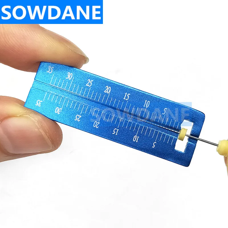 2pcs/3pcs/4pcs Dental Endo Ruler Span Measuring Ruler Scale Colorfast Autoclavable Endodontic Dental Accessary Oral Care