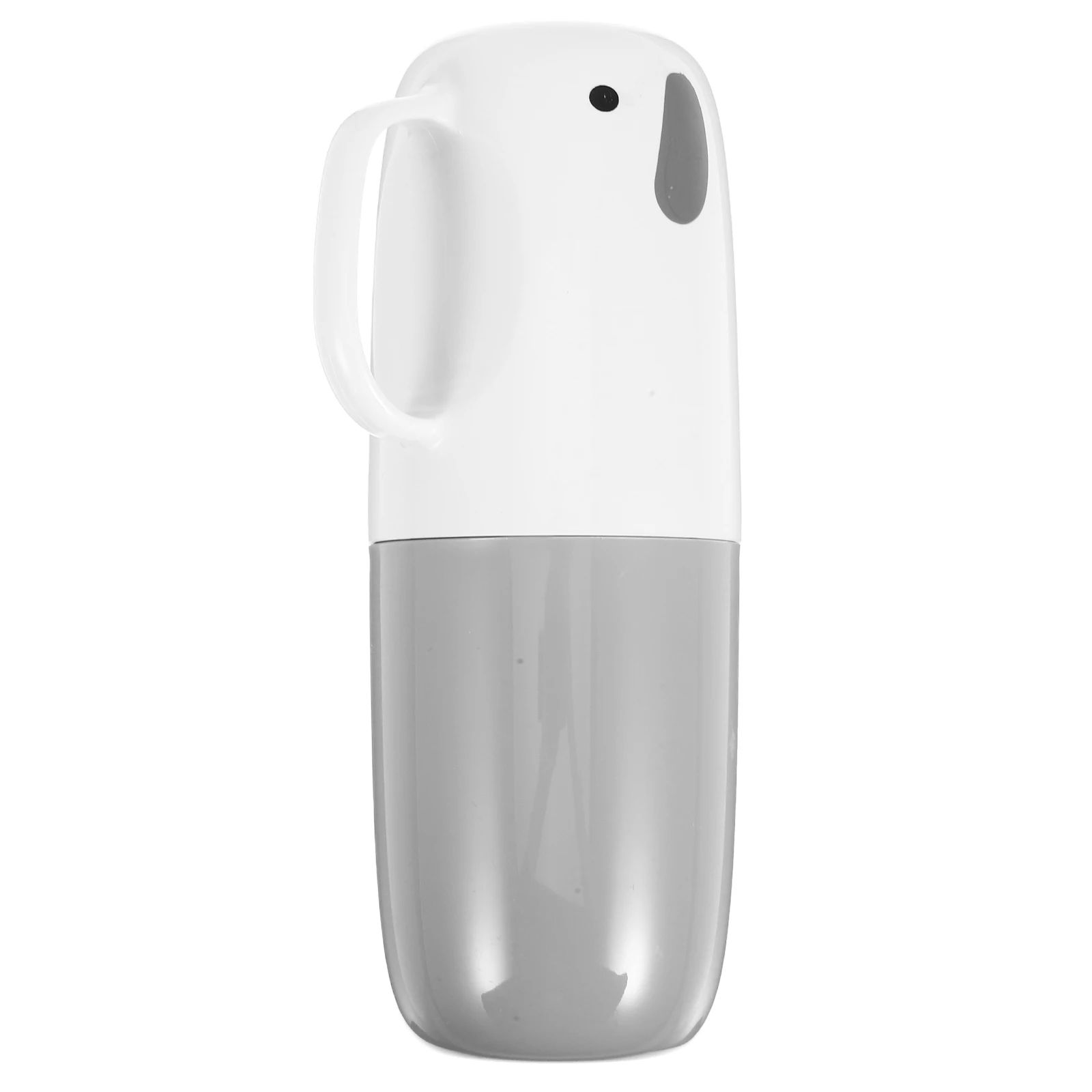 

Portable Travel Holder Case Toothpaste Container White Gray PP Material Travel Toothbrush Cup Storage Box for Brushing