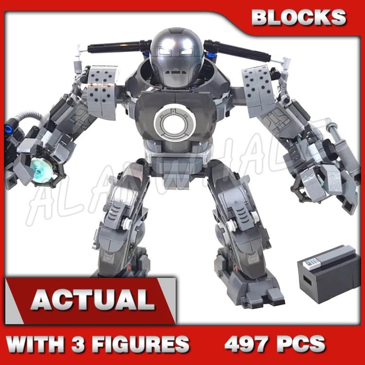 

497pcs Super Fighter Revenger Iron Monger Mayhem Mech Mechanical Monster 60088 Building Blocks Toy Compatible With Model
