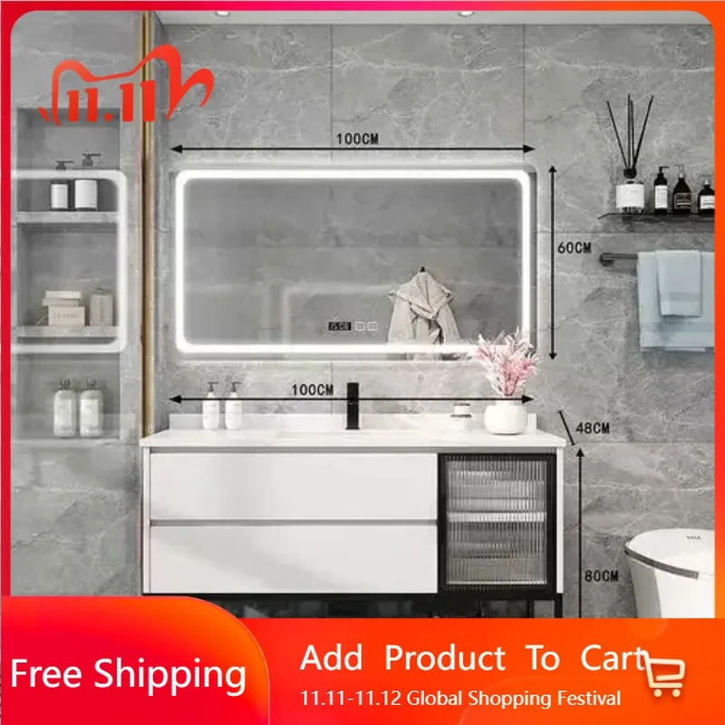

Regale Modern Bathroom Cabinet Shelves Jewelry Sink Organizer Space Saving Toilet Storage Cabinet Unique Princess Room Furniture