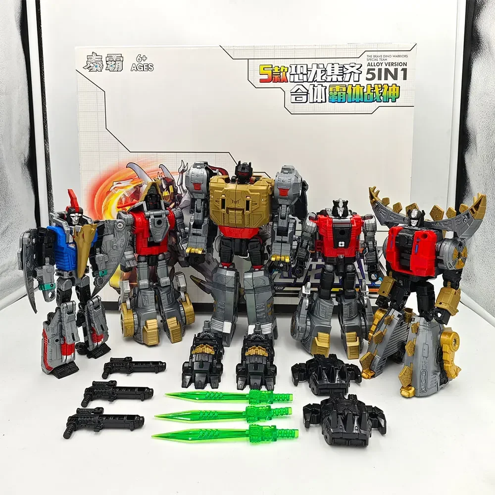 

BMB Transformation TB-13B TB 13B 5in1 36CM Volcanicus Dinosaur Model Toy Dinoking KO G1 Grimlock Dinobots Action Figure Combined