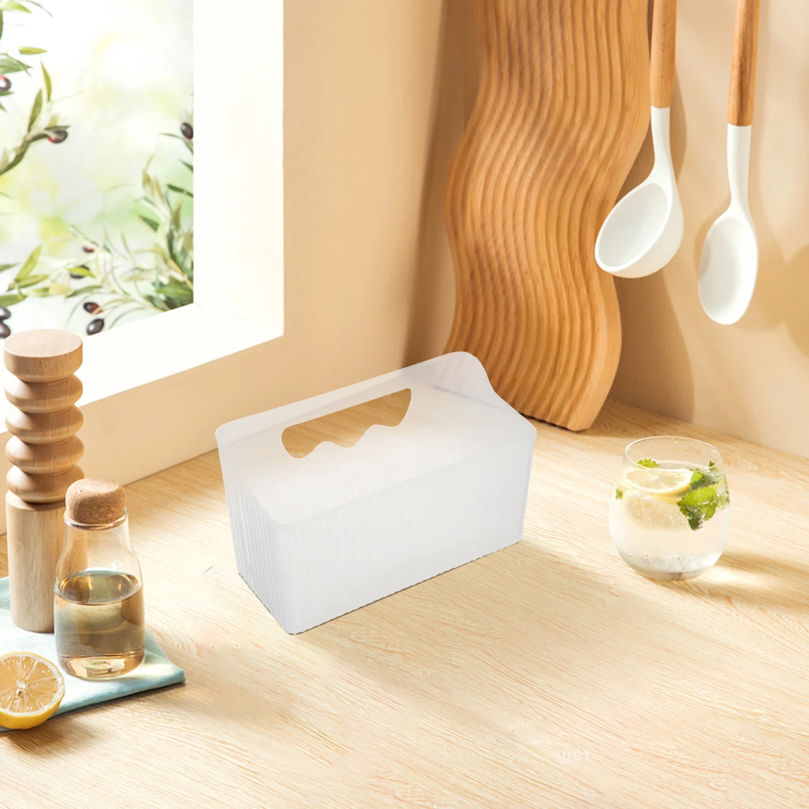 

Multifunctional Kitchen Baskets Mounted Garlic Ginger Organizer Plastic Hanging Baskets Spices Wall Pantry Vegetable