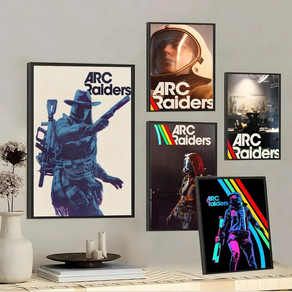 Game A-ARC Raiders Poster Decorative Wall Art Stickers Mural Photo Print for Home Living Room Hallway Decor