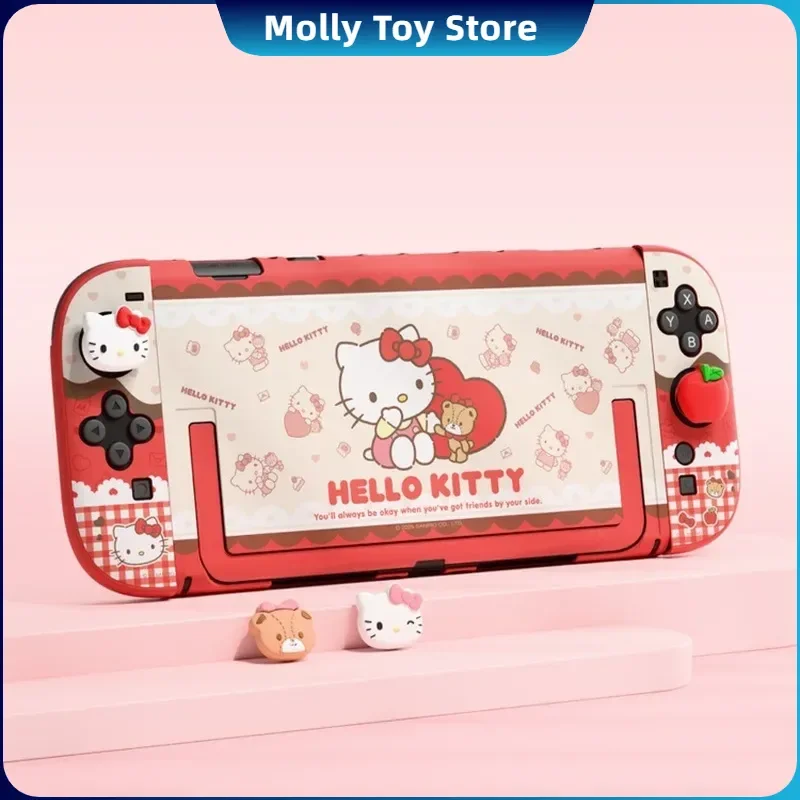 

Sanrio Hello Kitty Kuromi Original Wanted Switch 2 Protective Case Plug In Base Ns2 Protective Case Anime Game Peripherals