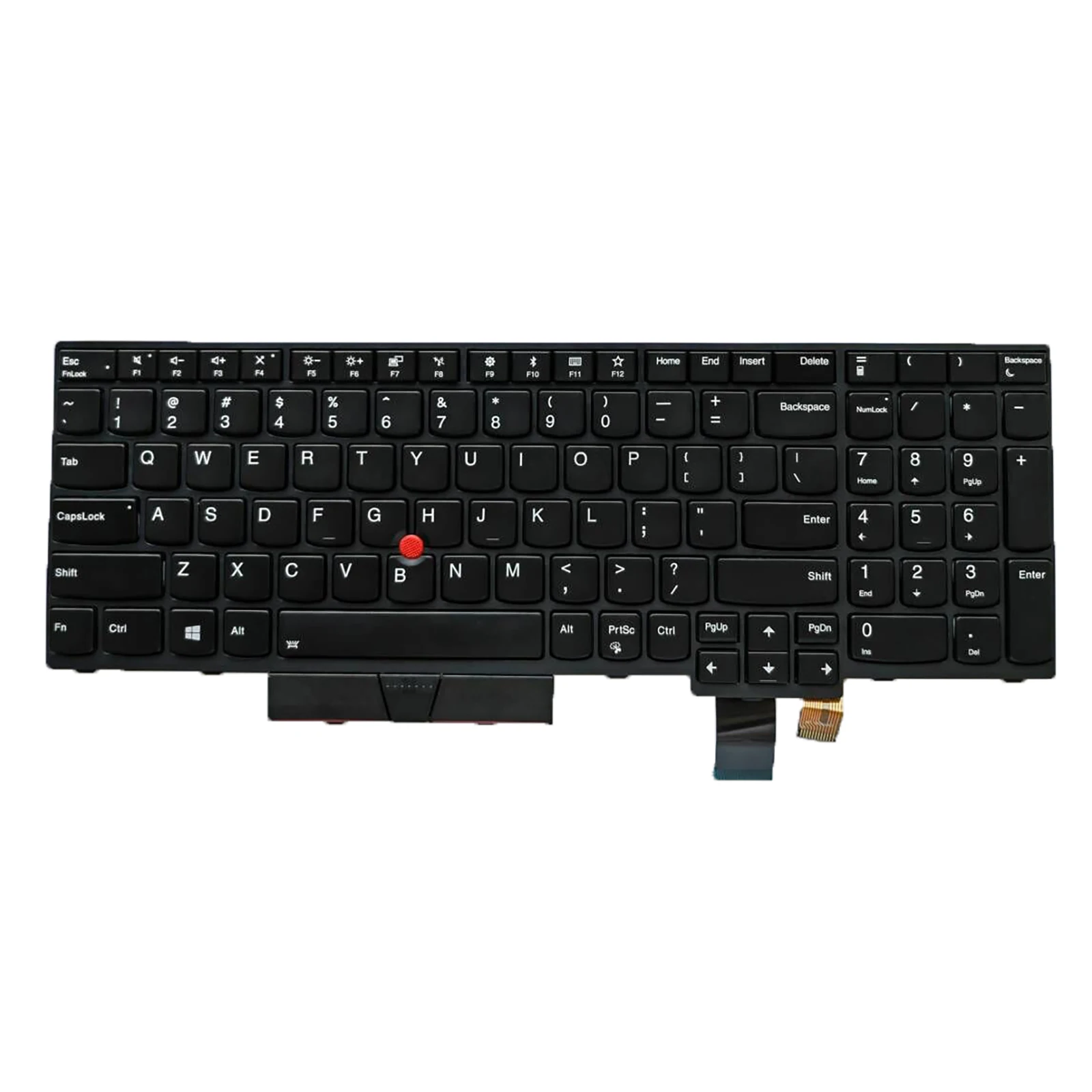 Clavier US Layout de remplacement pour ordinateur portable, Lenovo ThinkPad T570 T580, Placaked s P52s