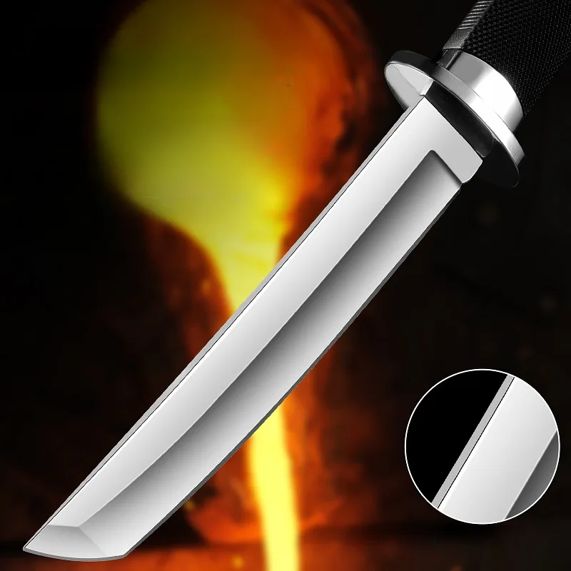 

Прямой нож для кемпинга на открытом воздухе Black Warrior, многофункциональный острый нож для фруктов, нож для мяса и овощей высокой твердости
