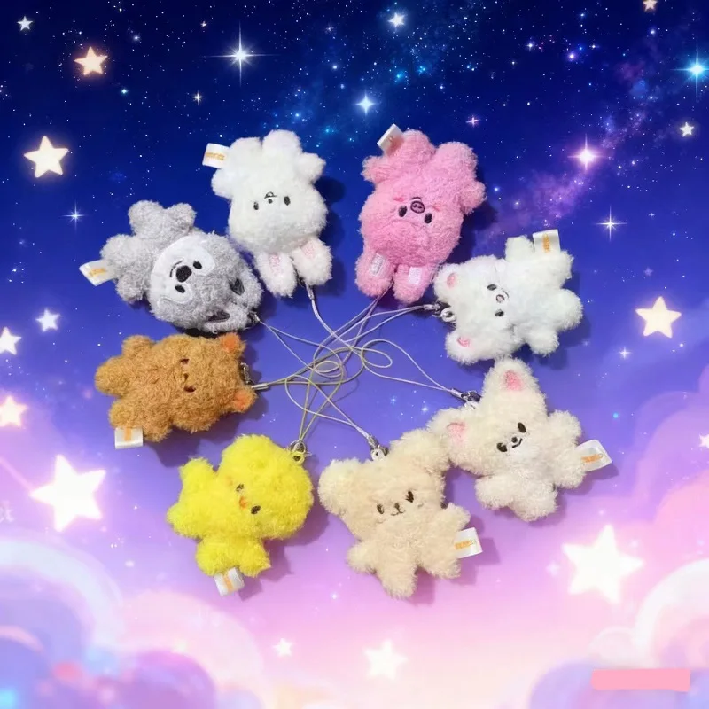 

KPOP новый SKzoo же плюшевый брелок-подвеска FM Field 5 см плюшевая игрушка в виде животного милый кулон детский подарок