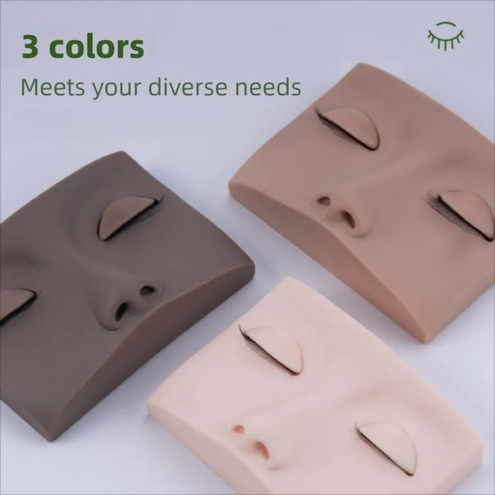 3D Eyelash Extension Mannequin Head Training Removable Eyelids Cosmetic Model Heads Lash Grafting Display