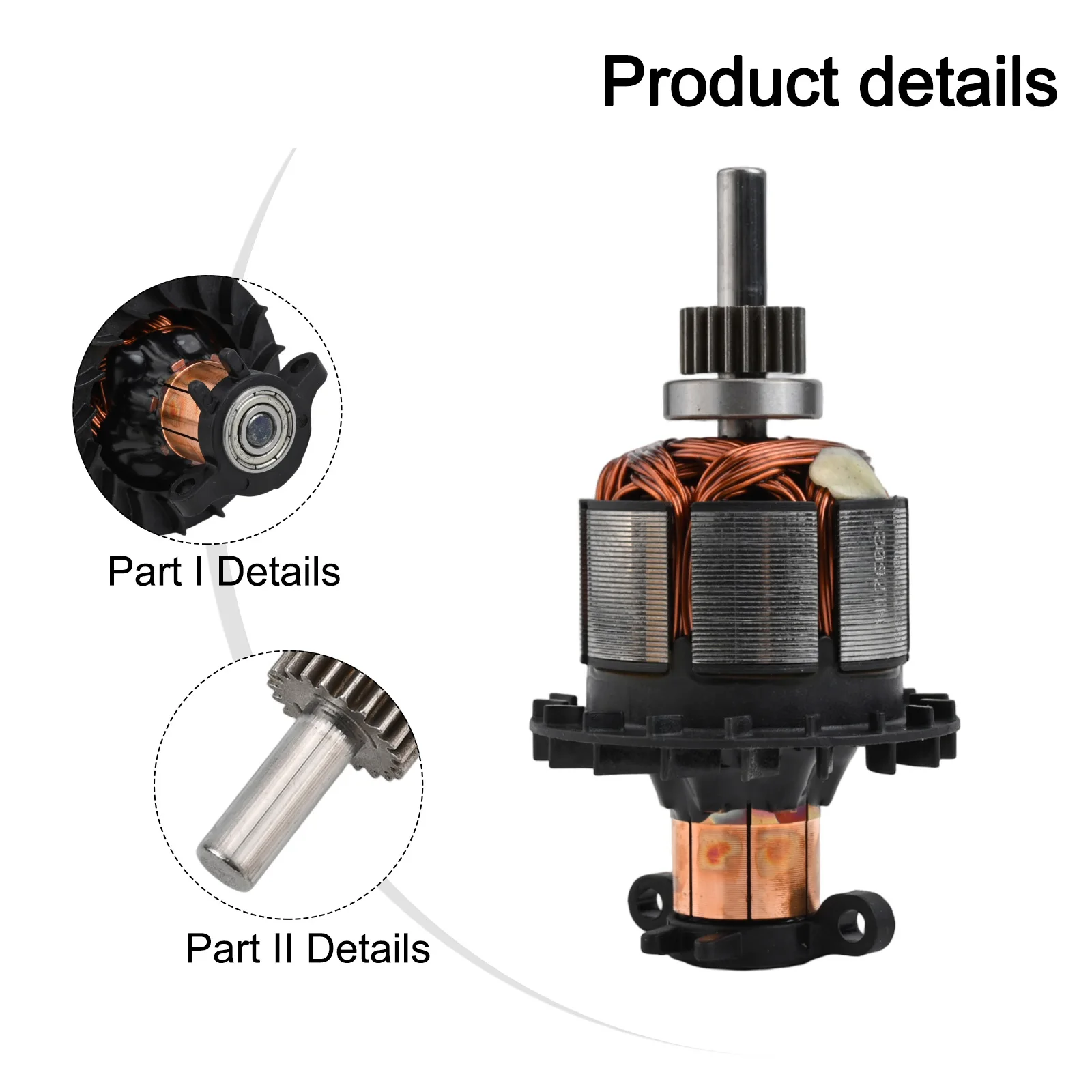 

Armature Replacement For Drill DCD780 DCD785 Armature Rotor Brand New Compatible Parts Electrical Part For DCD780 Series